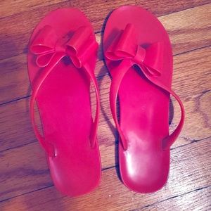 Pink Express Bow Sandals